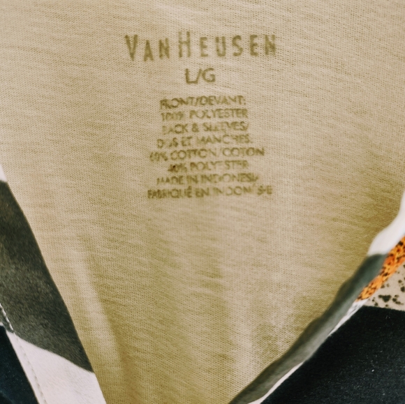 VAN HEUSEN LARGE PULLOVER V-NECK - Picture 6 of 7
